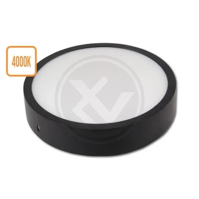 LVT 1500-led panel okrugli crni 18w 4000k - Orto