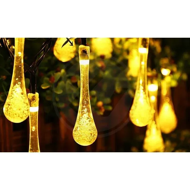 LED solarni vijenac 20 LED 485cm Girlanda suza LVT 0637