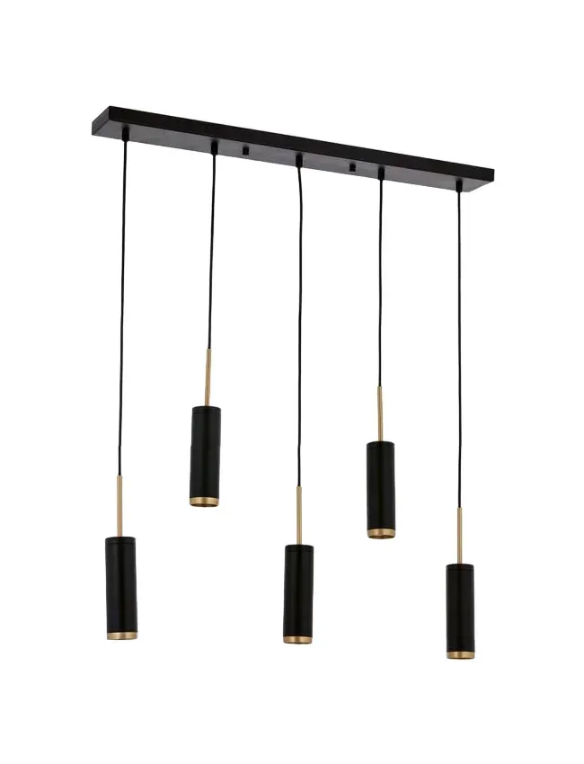 LUSTER OSLO 5 LI SIRALI SARKIT 5xGU10 OKTAY 10715