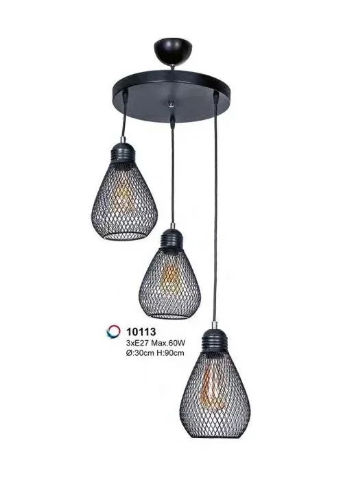 Luster AMPUL 3 LU SARKIT 3xE27 OKTAY 10113