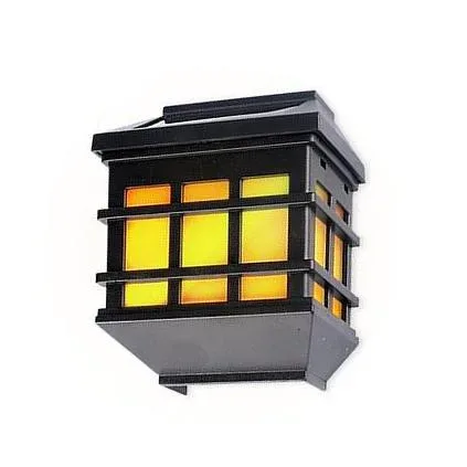 LED solarna zidna lampa plamen LVT 2125
