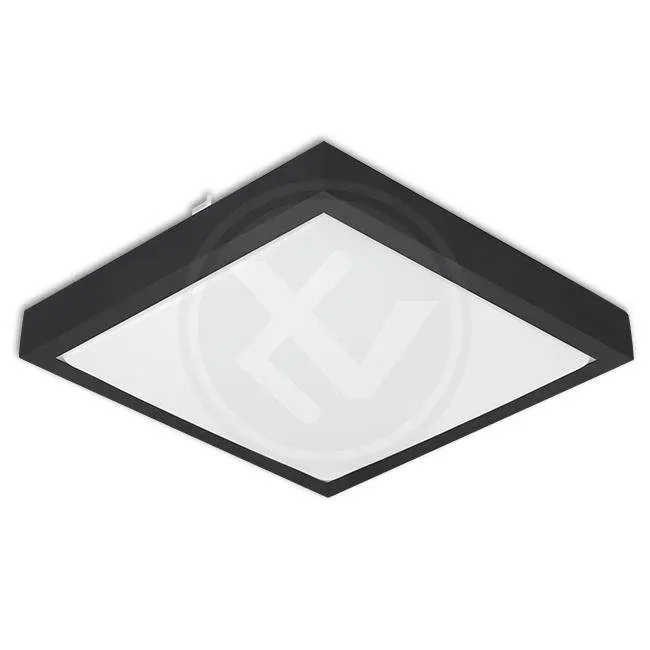 LVT 0251-plafonj. crna kvadr. 2xe27-Solen