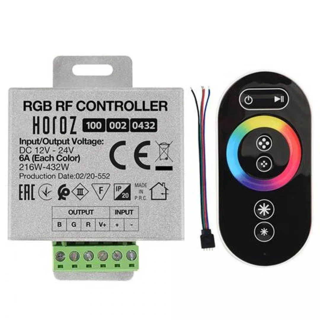 LED RGB RF kontroler 6A 100-002-0432
