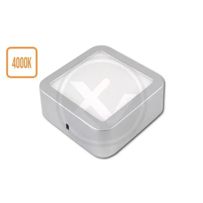 LVT 1505-led panel kvadr. srebr. 6w 4000k - Orto