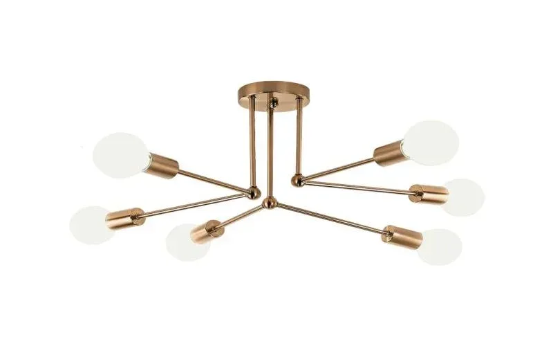 Luster 6xE27 Lorenzo-6 golden 021-025-0006