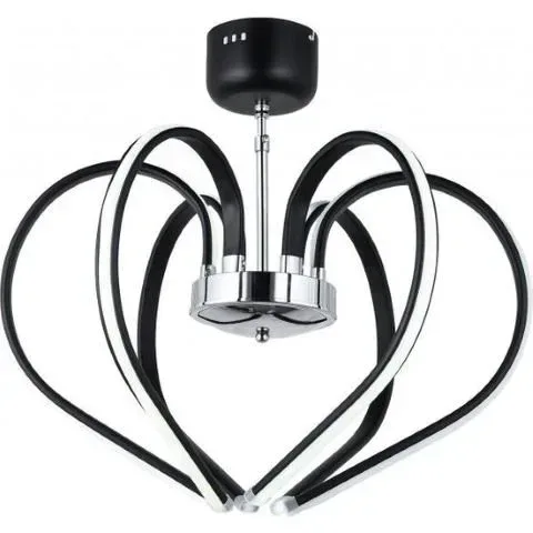 Evol LED Avize Black/White OKTAY 16527