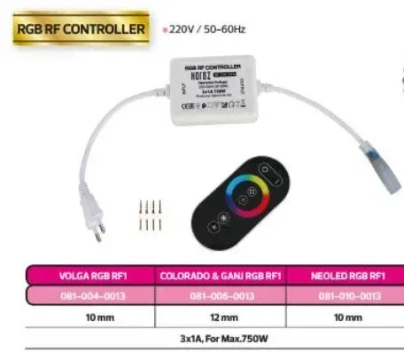 LED RGB RF kontroler 081-010-0013