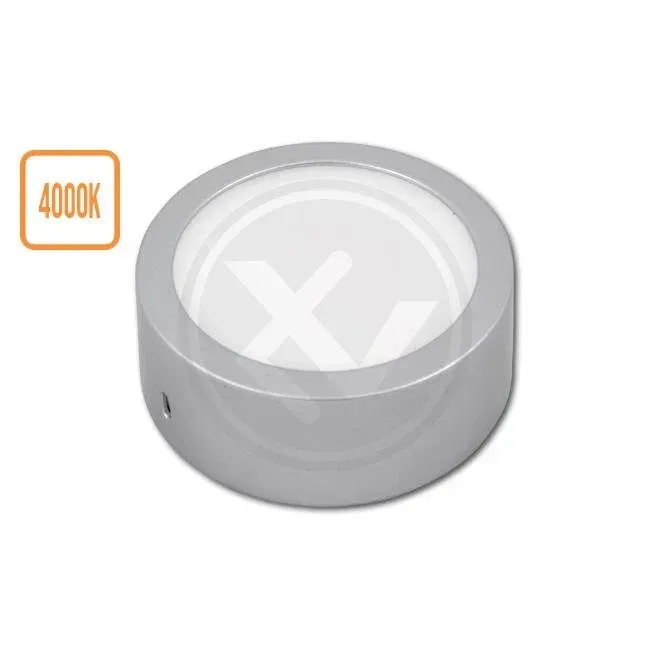 LVT 1440-led panel okrugli srebr.6w 4000k - Orto